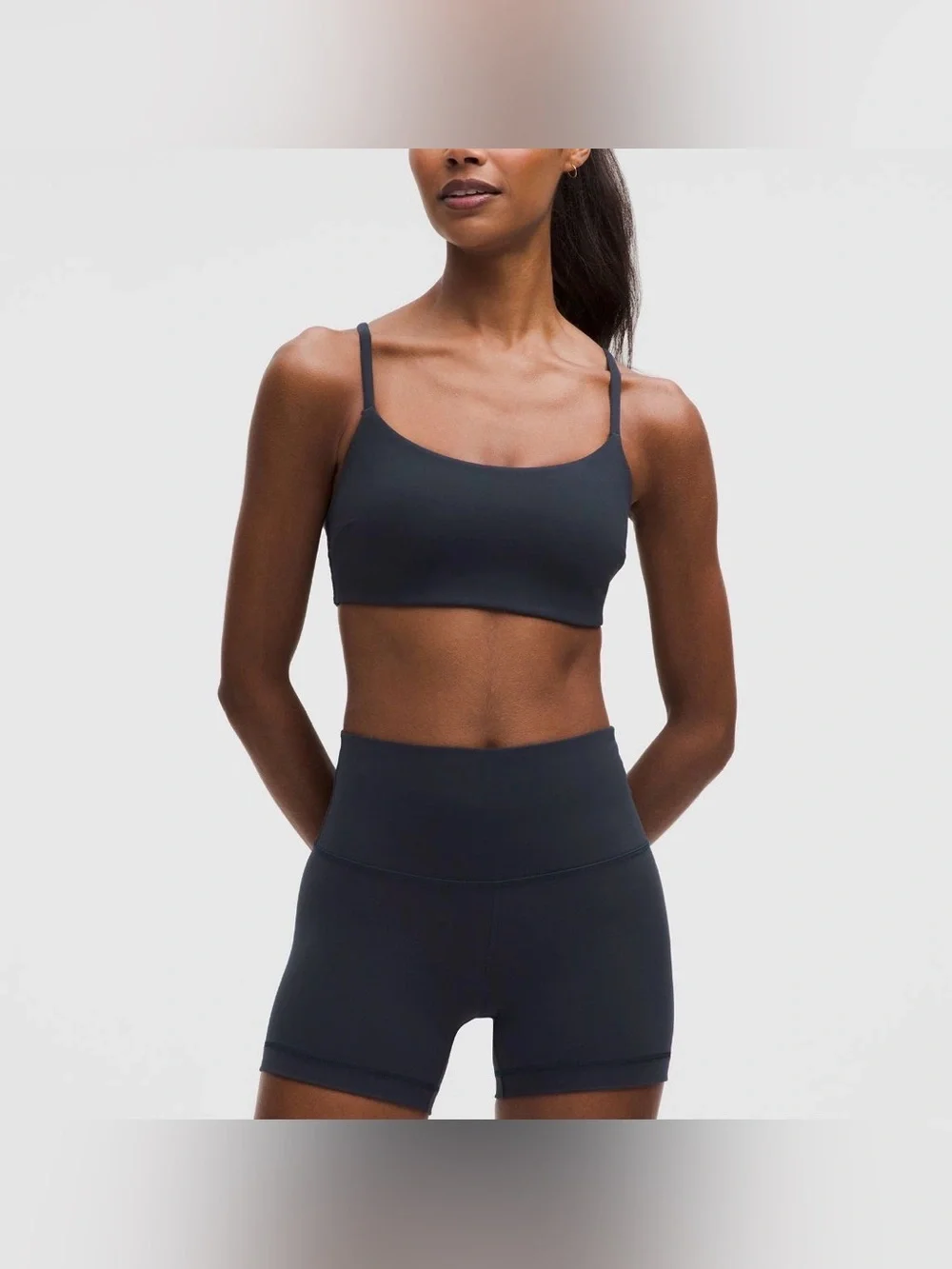 Lululemon Wunder Train Strappy Bra True Navy B/C Sz 10 NWT